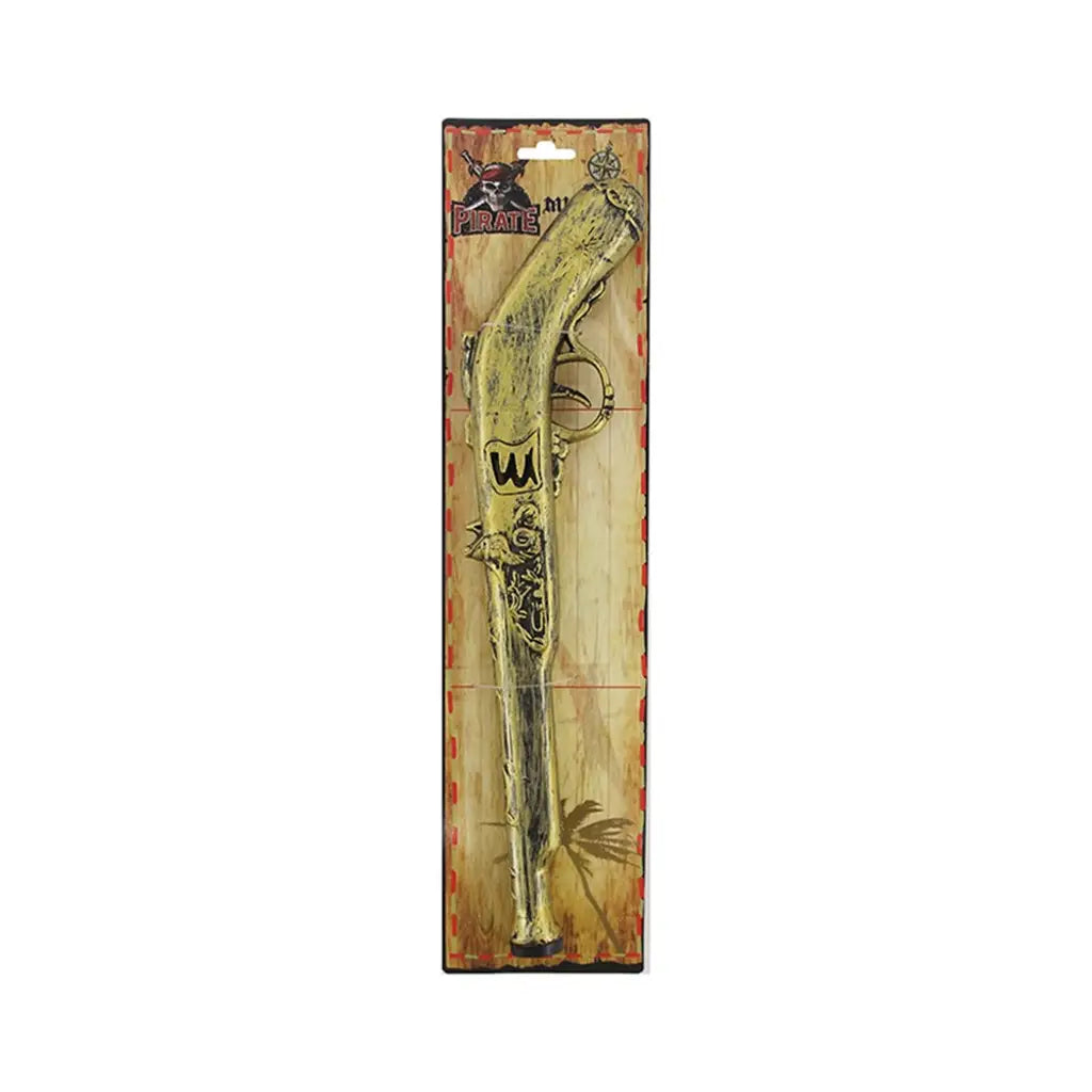 Pirate Gold Plastic Musket Gun A137239