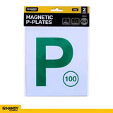 Plate P NSW Green Magnetic 2Pk 212439