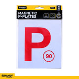 Plate P NSW Red Magnetic 2Pk 212422
