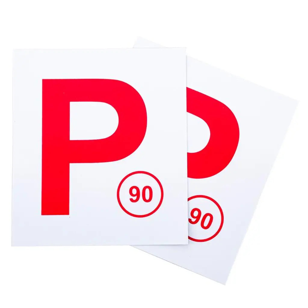 Plate P NSW Red Magnetic 2Pk 212422
