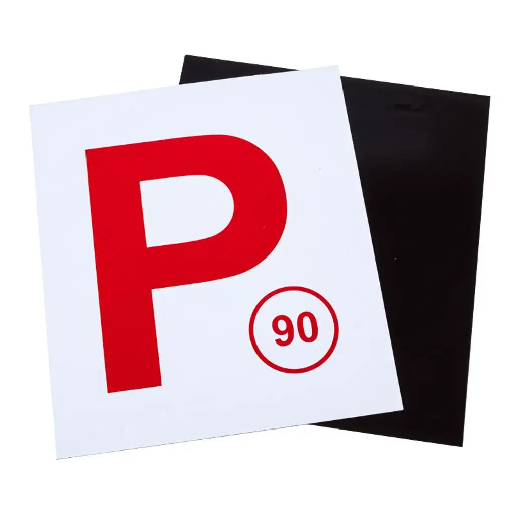 Plate P NSW Red Magnetic 2Pk 212422