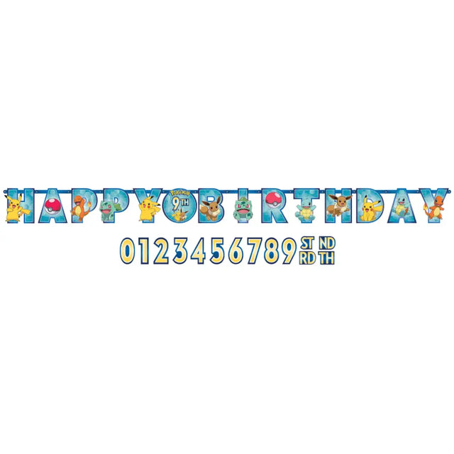 Pokemon Jumbo Add-An-Age Letter Banner 122408