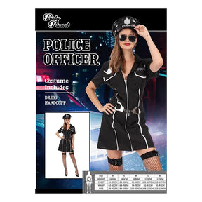 Police Officer Costume Including Dress, Handcuff PP25124