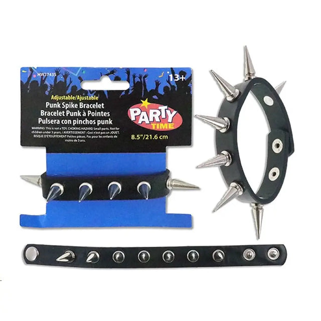 Punk Spike Bracelet Adjustable 21.6cm HW37435