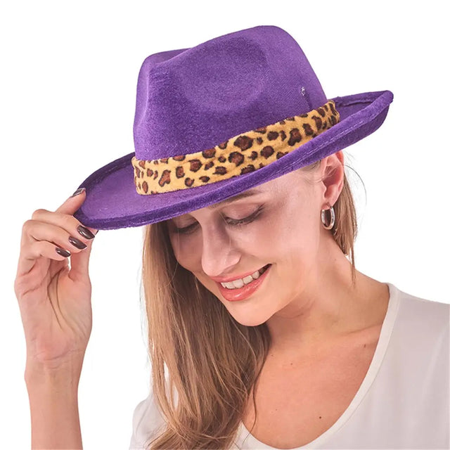 Purple Pimp Fedora PP11223
