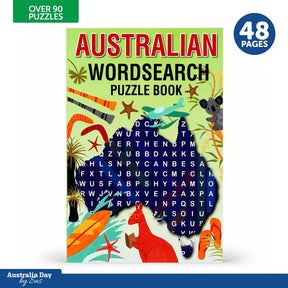 Puzzle Book Wordsearch Australian Theme 270x195mm 48Pg 289974