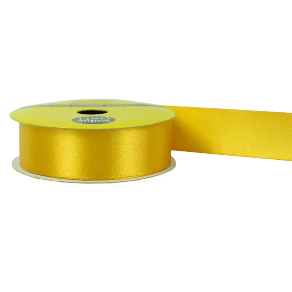 Ribbon Polyester Satin Gold 22mmX3m VN22GD