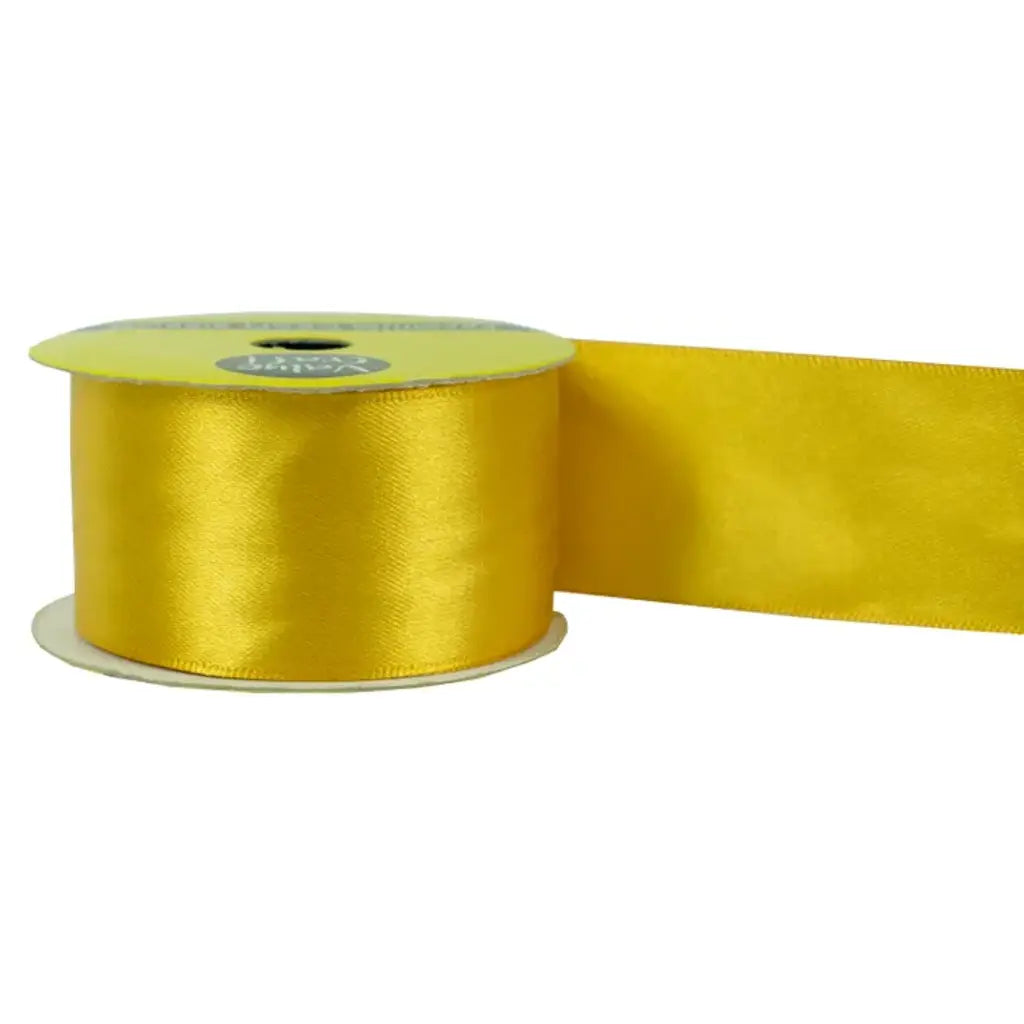 Ribbon Polyester Satin Gold 38mmX3m VCRNSGD