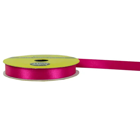 Ribbon Polyester Satin Hot Pink 10mmX10m VN10183