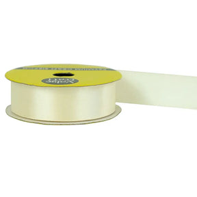 Ribbon Polyester Satin Ivory 22mmX3m VN22IV
