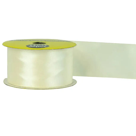 Ribbon Polyester Satin Ivory 38mmX3m VN38IV