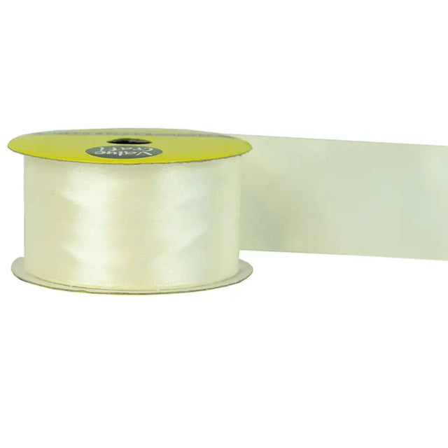 Ribbon Polyester Satin Ivory 38mmX3m VN38IV