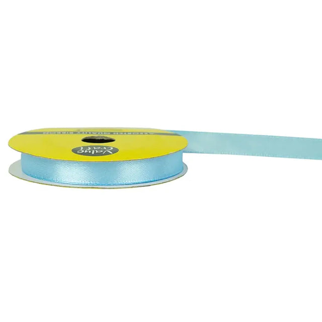 Ribbon Polyester Satin Light Blue 10mmX10m VN10305