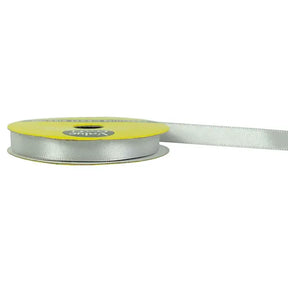 Ribbon Polyester Satin Silver 10mmX10m VN10SLV