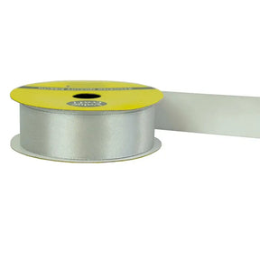 Ribbon Polyester Satin Silver 22mmX3m VN22SV