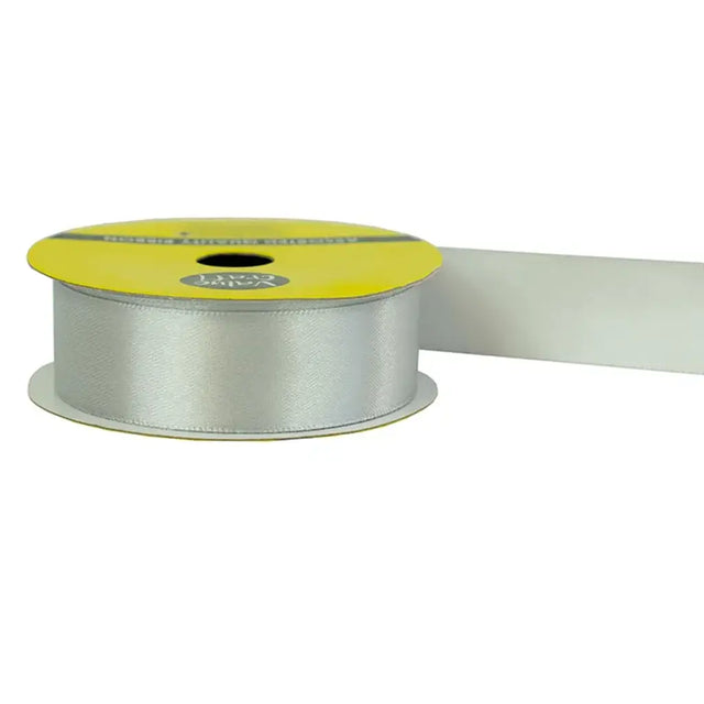 Ribbon Polyester Satin Silver 22mmX3m VN22SV