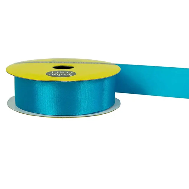 Ribbon Polyester Satin Turquoise 22mmX3m VN22TQ