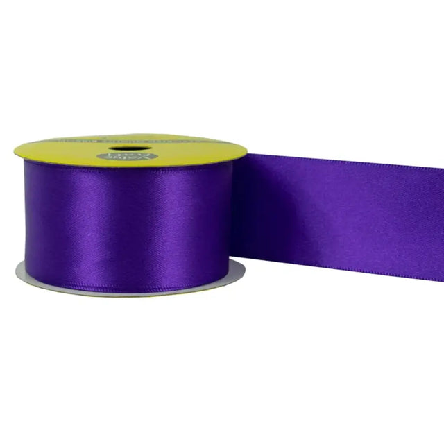 Ribbon Polyester Satin Viv Purple 38mmX3m VCRNSVPP