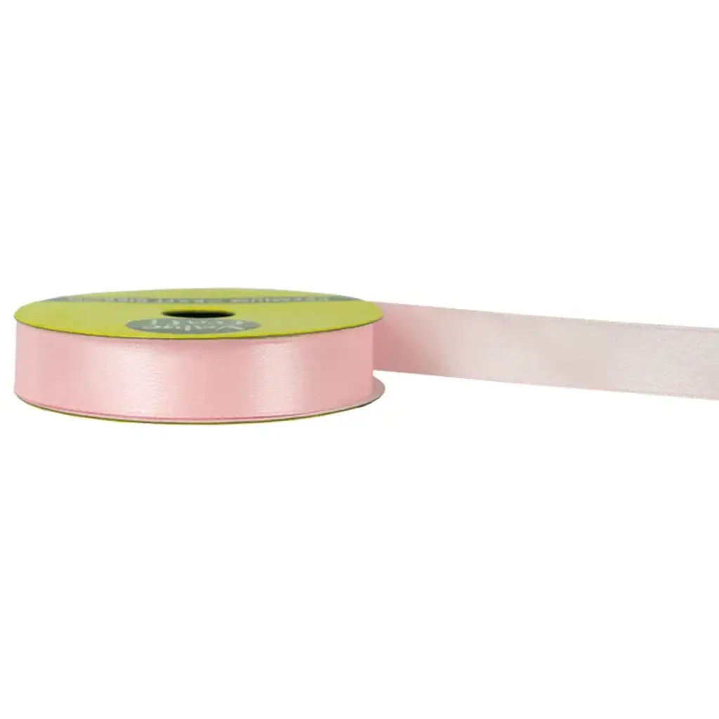 Ribbon Satin Baby Pink 15mmX6m VN15BP