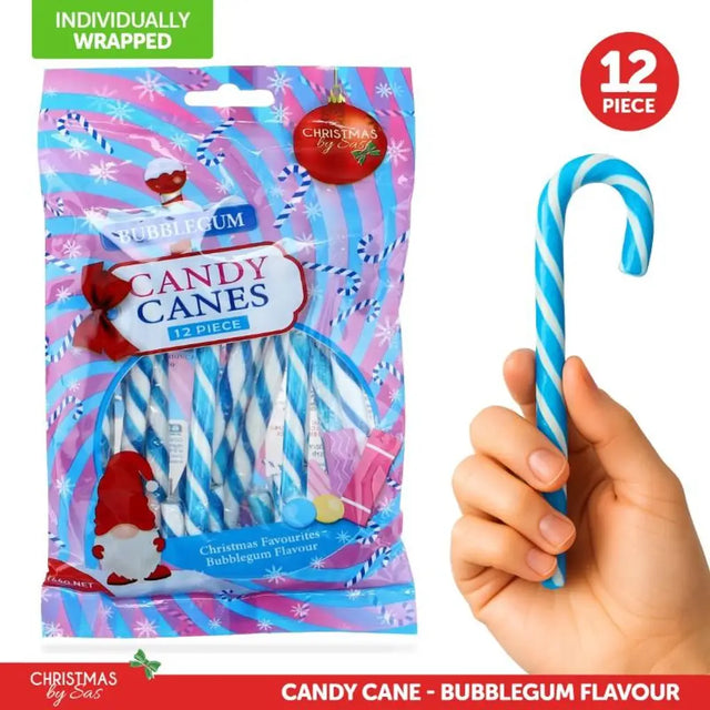 SAS Candy Cane Bubblegum 12g 12Pk 320783