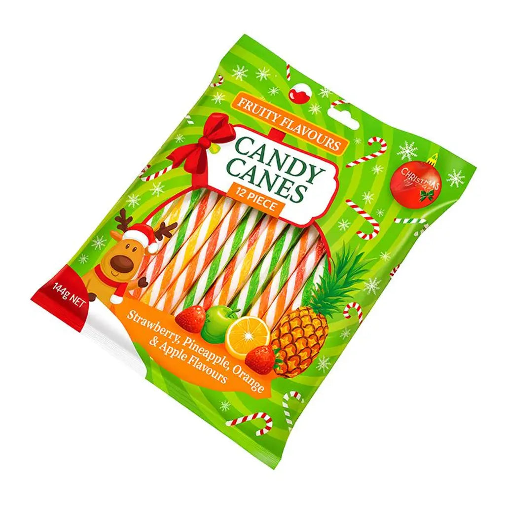 SAS Candy Cane Fruity Assorted Flavours 12g 12Pk 265473