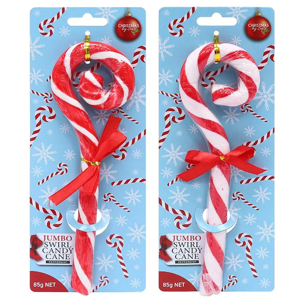 SAS Candy Cane Large Swirl Peppermint 85g 22cm 320844
