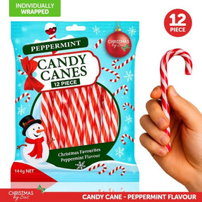 SAS Candy Cane Peppermint Red & White Striped 12g 12Pk 265466