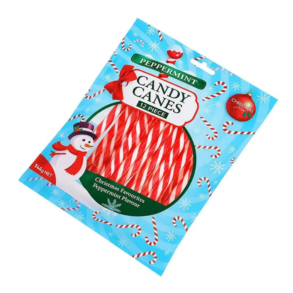 SAS Candy Cane Peppermint Red & White Striped 12g 12Pk 265466