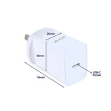 SAS Charger 1-Port USB-C 20W White 275083