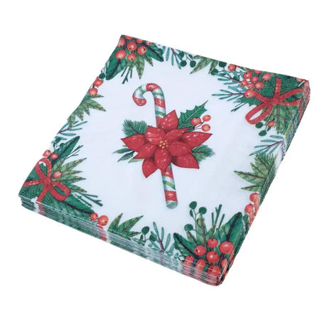 SAS Christmas Paper Napkin Assorted 30x30cm 25Pk 273201