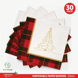 SAS Christmas Paper Napkins 33x33cm 30Pk 265206