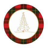 SAS Christmas Paper Plates Round 17cm 30Pk 265183