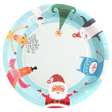 SAS Christmas Paper Plates Round Assorted 25cm 10Pk 273072