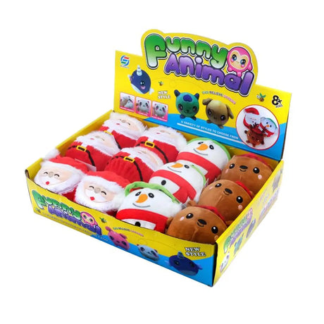 SAS Christmas Toy Squeeze Me Plush Assorted 10cm 274093