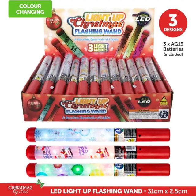 SAS Christmas Toy Wand LED 2.5x31cm 265756