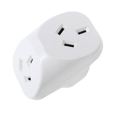 SAS Double Adaptor 240V 10A 2400W Triangular White 255122