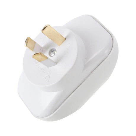 SAS Double Adaptor 240V 10A 2400W Triangular White 255122