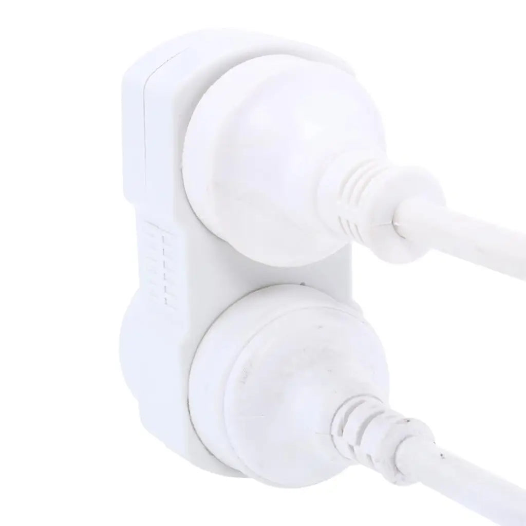 SAS Double Vertical Adaptor 240V 10A 2400W White 45075