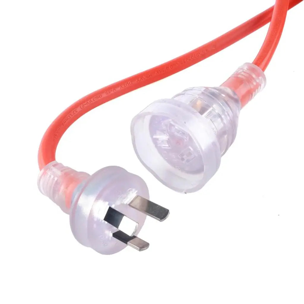 SAS Extension Lead Heavy Duty 10 Amp Indicator Safety Light 7.5m 286133