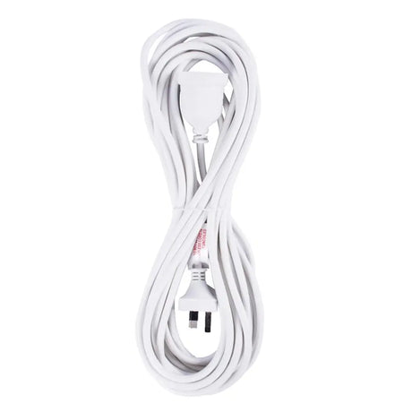 SAS Extension Lead White 240V 10A Max Load 2400W 5m 76789