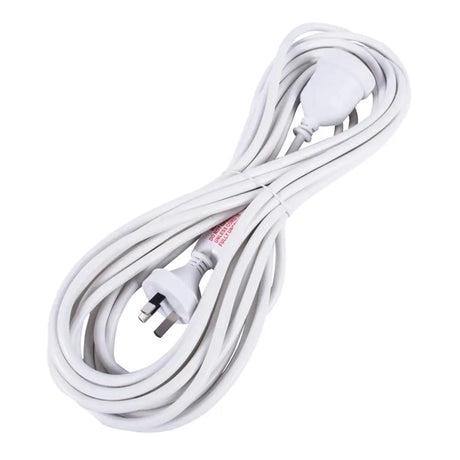SAS Extension Lead White 240V 10A Max Load 2400W 5m 76789