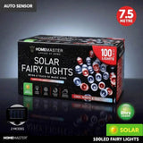 SAS Fairy Light Solar 100LED Cool White 7.5m 321148