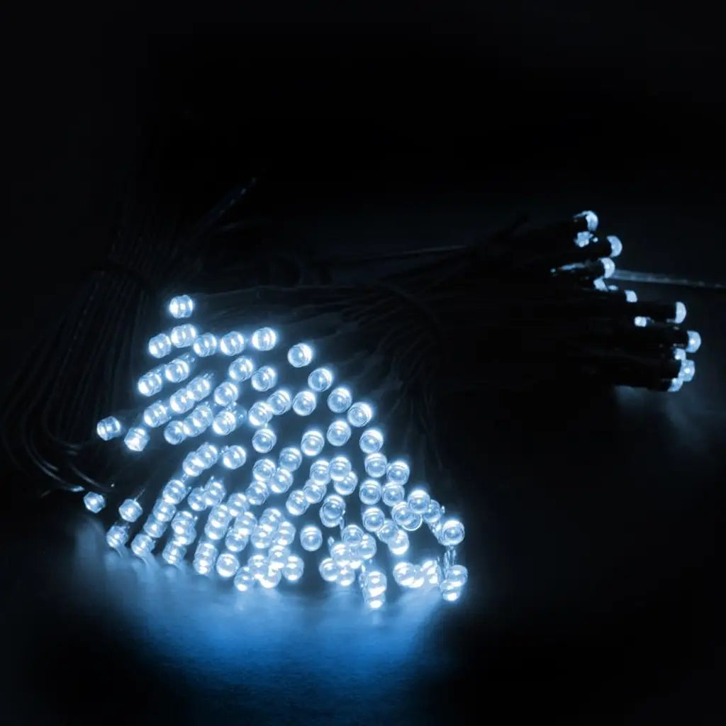 SAS Fairy Light Solar 100LED Cool White & Blue 7.5m 264957