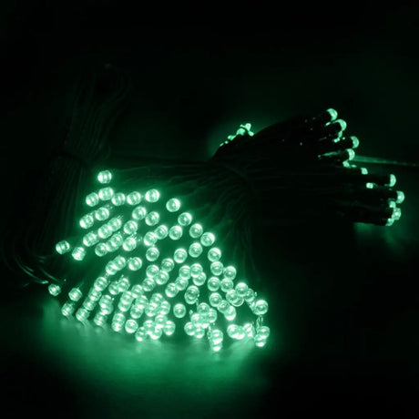 SAS Fairy Light Solar 100LED Green 7.5m 224289