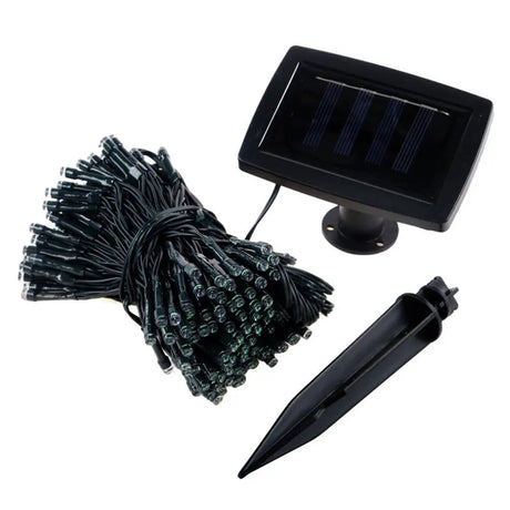 SAS Fairy Light Solar 100LED Red 7.5m 224272