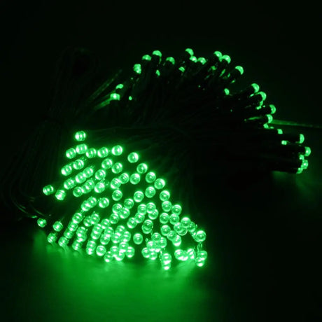 SAS Fairy Light Solar 200LED Green 13.5m 273454