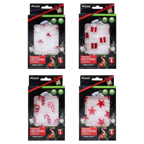 SAS Fairy String Light Battery Operated 20LED Warm White 2.3m 285808