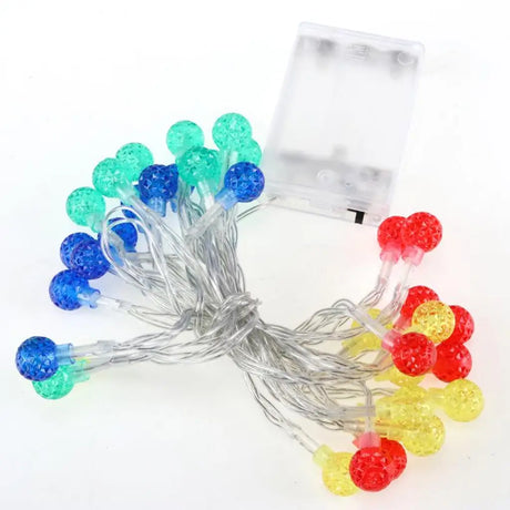 SAS Fairy String Light Battery Operated Ornament Ball 35LED Multi Colour 4.3m 223640
