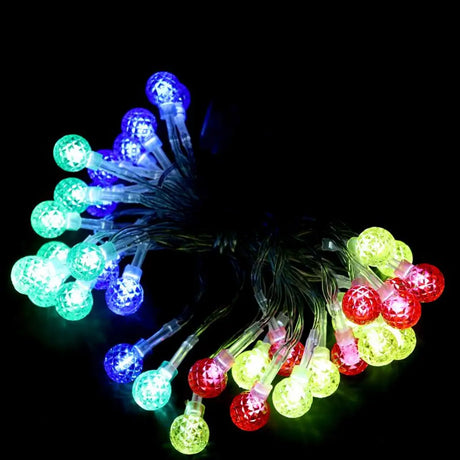 SAS Fairy String Light Battery Operated Ornament Ball 35LED Multi Colour 4.3m 223640