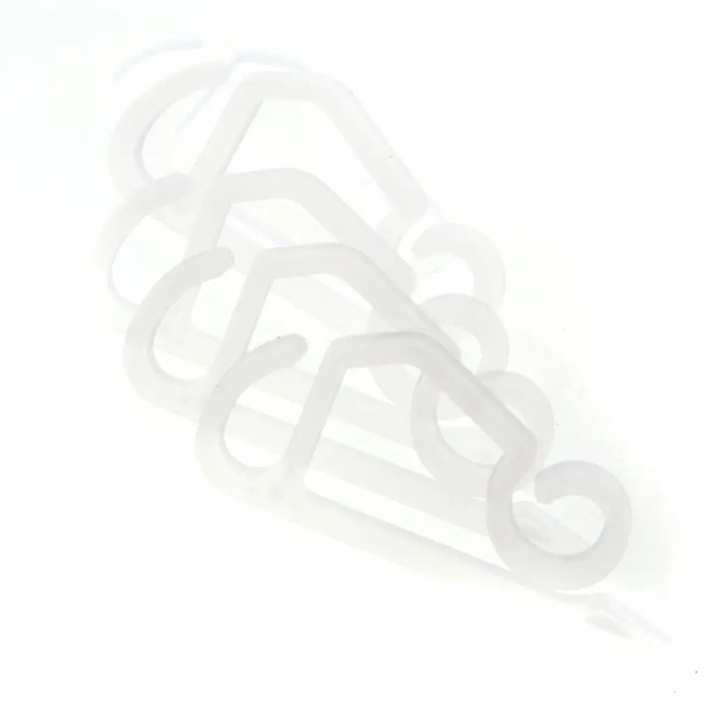 SAS Gutter Hooks Clear 5x2cm 50Pk 175574